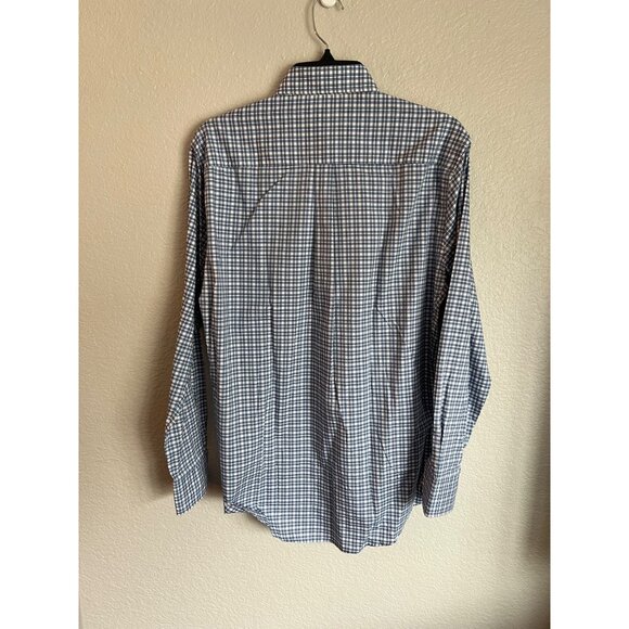 Peter Millar Blue Water Cotton Button-Down Sport Shirt NWT‎ - Size S - Picture 6 of 6